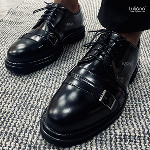 193 Lufiano Lace up: Black
