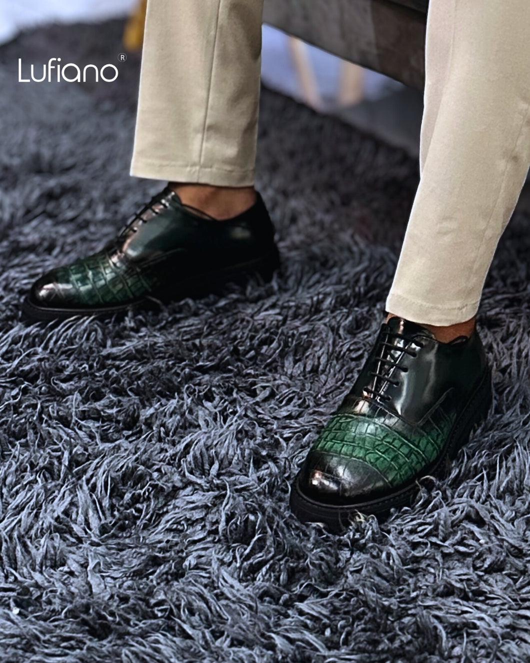 farm rio green sweet garden maxi dress Spectator Green Wedding Shoes for Men Fashion Brogue Shoes US 9.5 / Green / D main image 1