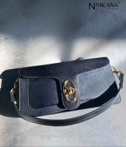 SKARLET062-Black Hand bag