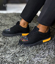 Load image into Gallery viewer, 203B - LUFIANO collection Leather Sneaker- Black