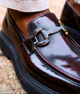 FD006-Slip on : Burgundy