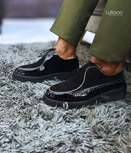 Load image into Gallery viewer, 237- Lufiano Lace up: Black