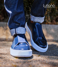 Load image into Gallery viewer, 176B  Lufiano Slip On :Blue