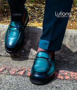 227 - Lufiano Slip On: Green