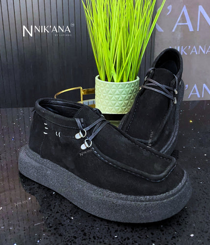 iLVi060-Lace up: Black