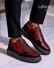 Load image into Gallery viewer, 255B- Lufiano Lace up: Burgundy