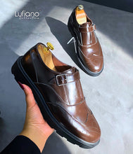Load image into Gallery viewer, 241 - Lufiano Lace up: Brown