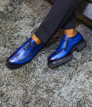 Load image into Gallery viewer, 124 - Lufiano Lace up: Navy