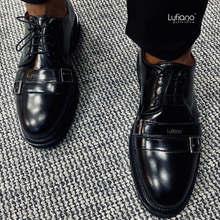 Load image into Gallery viewer, 193 Lufiano Lace up: Black