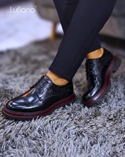 Load image into Gallery viewer, 251 - Lufiano Lace up: Black
