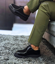 Load image into Gallery viewer, 237- Lufiano Lace up: Black