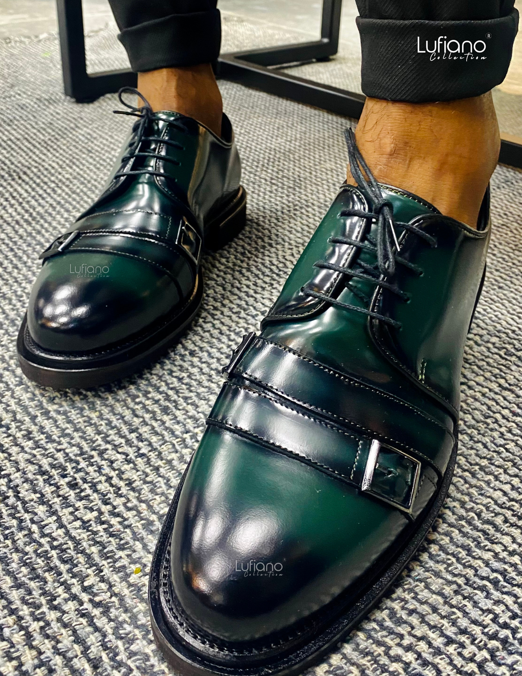 193 Lufiano Lace up: Green