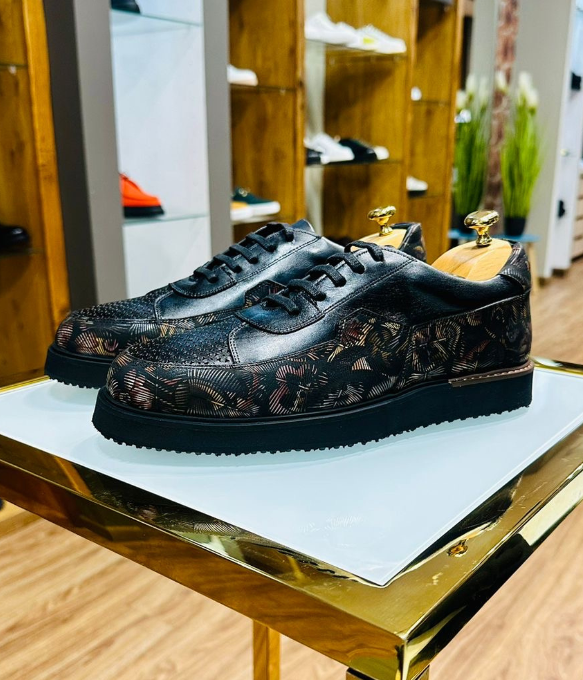 233 - Lufiano Leather Sneaker- Black-Brown – Lufiano Apparel 233 - Lufiano Leather Sneaker- Black-Brown – Lufiano Apparel