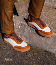 Load image into Gallery viewer, 222B - Lufiano Leather Sneaker- Brown