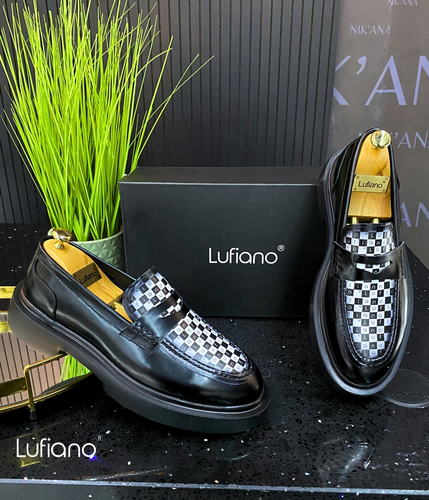 238  - Lufiano Slip On: Black