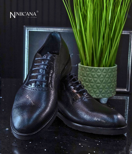 iLVi025-Lace up: Black