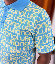 Load image into Gallery viewer, LFN024: Knit Top:Blue-yellow