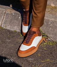 Load image into Gallery viewer, 222B - Lufiano Leather Sneaker- Brown