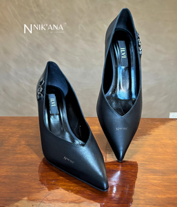 iLVi007-High Heels: Black