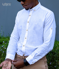 Load image into Gallery viewer, 37356 : Linen Shirt - White