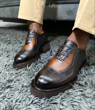Load image into Gallery viewer, 124 - Lufiano Lace up: Brown