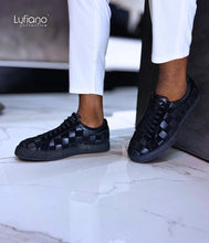 Load image into Gallery viewer, 244 Hand Weaved Lufiano Lace Up : Black