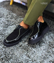 Load image into Gallery viewer, 237- Lufiano Lace up: Black