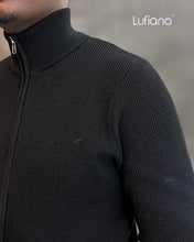 Load image into Gallery viewer, LFN038:Cardigen Knit Top: Black