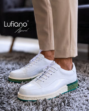 Load image into Gallery viewer, 203 - Lufiano Collection Leather Sneaker- White