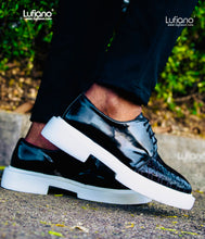 Load image into Gallery viewer, 208 Lufiano Lace Up: Black