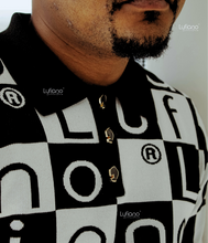 Load image into Gallery viewer, LFN007: Long sleeve Knit Top: Black-White