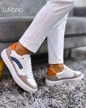 Load image into Gallery viewer, 255- Lufiano Lace up: White