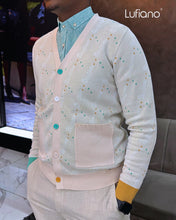Load image into Gallery viewer, LFN018:Cardigen Knit Top: Ecru