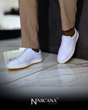 Load image into Gallery viewer, 249 - Lufiano  Leather Sneaker- White