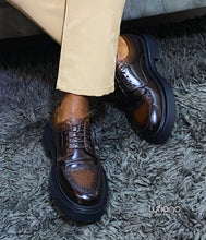 Load image into Gallery viewer, 170  Lufiano Lace Up: Brown