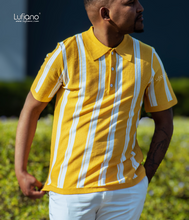 Load image into Gallery viewer, LFN001: Knit Top: Yellow/white