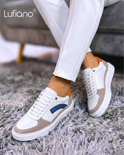 Load image into Gallery viewer, 255- Lufiano Lace up: White