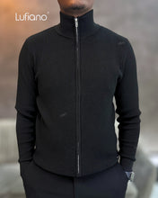 Load image into Gallery viewer, LFN038:Cardigen Knit Top: Black