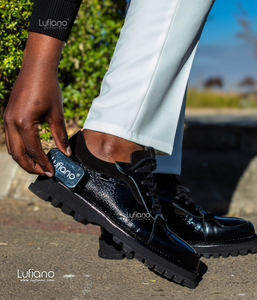 218 Lufiano Lace Up Black