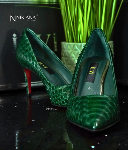 iLVi029-High Heels: Green