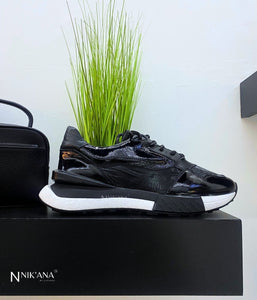 iLVi019-Lace up: Black