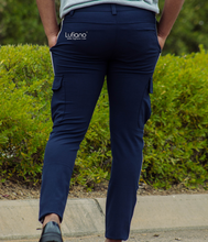 Load image into Gallery viewer, 17127: Sweat pants Dark Blue/Stone