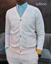 Load image into Gallery viewer, LFN018:Cardigen Knit Top: Ecru