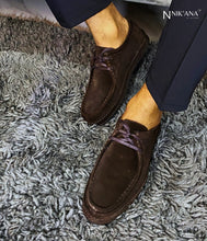 Load image into Gallery viewer, iLVi070-Lace up: Brown