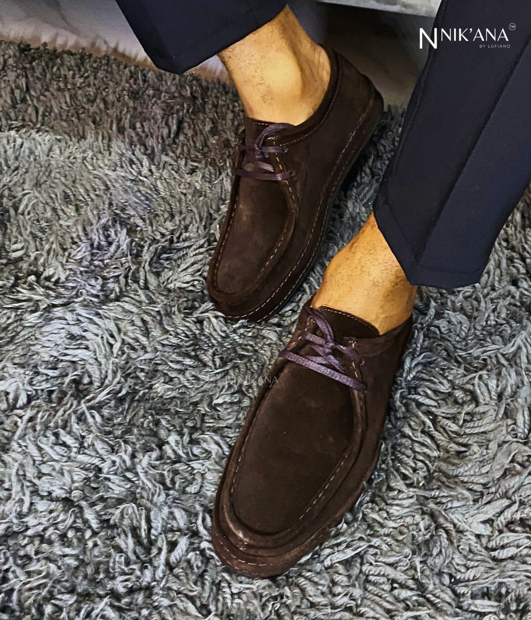 iLVi070-Lace up: Brown