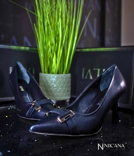iLVi027-High Heels: Black