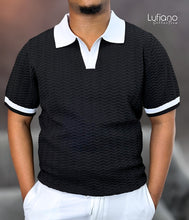 Load image into Gallery viewer, LFN023: Knit Top:Ecru-Black