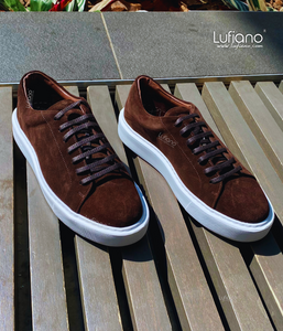 232 - Lufiano Leather Sneaker- Brown