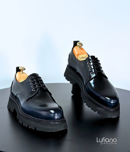 242 - Lufiano Lace up: Blue