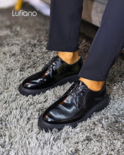 Load image into Gallery viewer, 161  Lufiano Lace Up: Black and Green